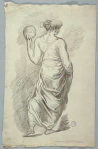 Urania, astronomimusa av Felice Giani