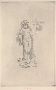 Dance Folie (etsning) av Félicien Rops