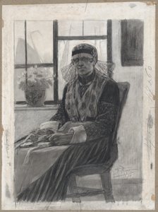 Spetsknypplerskan av Félicien Rops