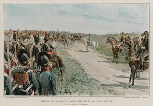 Napoleons ankomst bland bayererna och saxarna