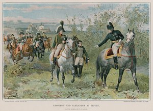 Napoleon och Alexander i Erfurt