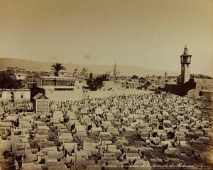 Album "Damas et Baalbek": Mohammeds familjekyrkogård i Damaskus av Félix Bonfils