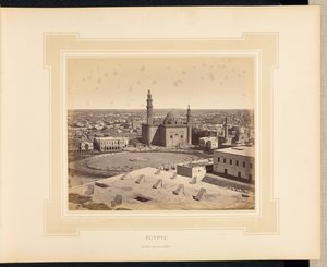 Egypten: Kairo, sett från citadellet av Félix Bonfils