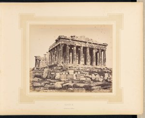 Grekland: Parthenon i Aten av Félix Bonfils