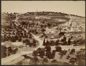 Olivberget, Jerusalem av Félix Bonfils