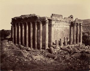 Jupitertemplet - Baalbek av Félix Bonfils