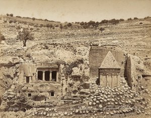 Graven av St. Hieronymus i Palestina av Félix Bonfils