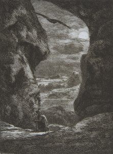 Farväl till Karpatz, 1857. av Felix Bracquemond