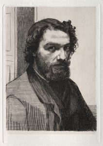 Alphonse Legros av Felix Bracquemond