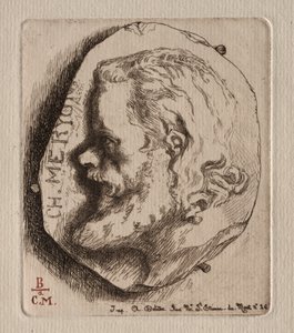 Charles Meryon, 1854. av Felix Bracquemond