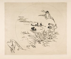 Dekoration för en tallrik: A Pond, 1870. av Felix Bracquemond