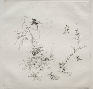 Parisian Service Haviland service: Snow no. 6, 1875. av Felix Bracquemond