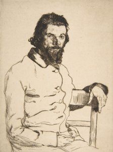 Porträtt av Charles Meryon, 1853.