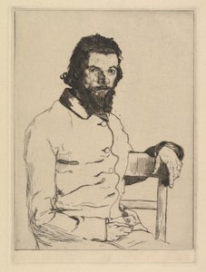 Porträtt av Charles Meryon, 1853.
