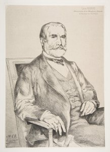 Porträtt av Louis Robert, 1873. av Felix Bracquemond