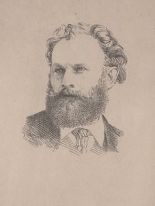 Porträtt av Manet av Felix Bracquemond