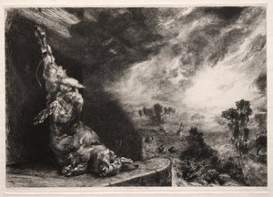 Den stora kaninen av Felix Bracquemond
