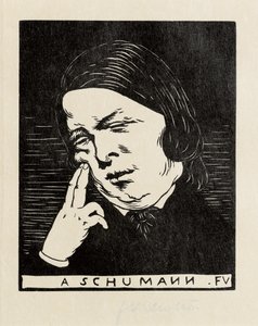 A Schumann, 1893 av Felix Edouard Vallotton