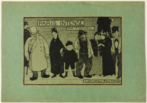 Omslag till Paris Intense av Felix Edouard Vallotton