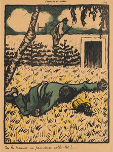Crimes and Punishments VII, 764: Du kommer att upptäcka att det är ganska svårt!, 1901. av Felix Edouard Vallotton