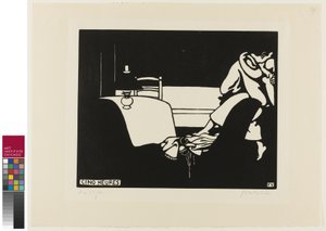 Five O"Clock, skylt sju från Intimacies, 1898 av Felix Edouard Vallotton