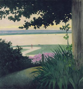 Honfleur och Seinebukten, 1910 av Felix Edouard Vallotton