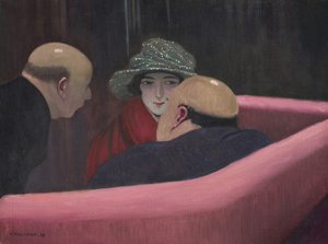 Den kyska Suzanne, 1922. av Felix Edouard Vallotton