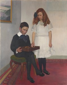 Hahnloser-barnen, 1912. av Felix Edouard Vallotton