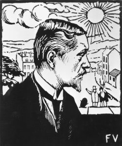 Självporträtt av Felix Edouard Vallotton