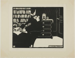 The Cogent Reason, tallrik fyra från Intimacies av Felix Edouard Vallotton
