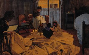 Tvätterskan, Blå rummet av Felix Edouard Vallotton