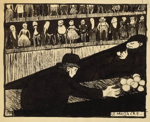 Massakern av Felix Edouard Vallotton