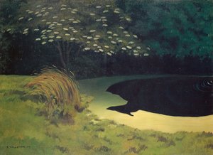 Dammen av Felix Edouard Vallotton