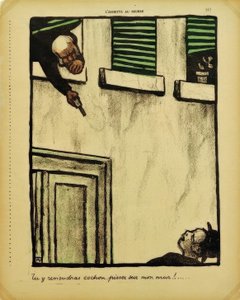 Du kommer tillbaka, gris, pissa på min vägg av Felix Edouard Vallotton