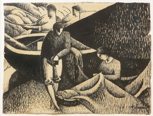 Le Filet, ca 1912 (bläck på papper)