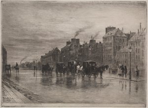 En vintermorgon på Quai de L
