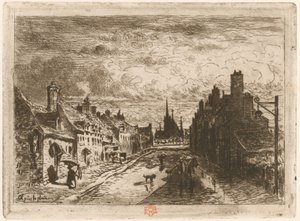 Après la pluie After the Rain, 1873 eller 1874 omarbetad 1877. av Felix Hilaire Buhot