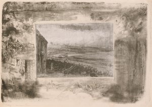 Fiskarstuga, 1892. av Felix Hilaire Buhot