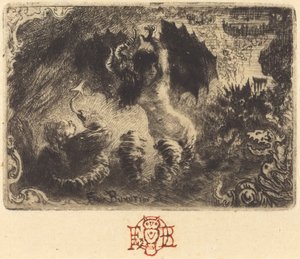 Jacques Cazottes The Devil in Love 1:a vinjetten, 1878.