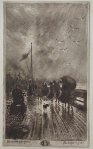 Landar i England av Felix Hilaire Buhot
