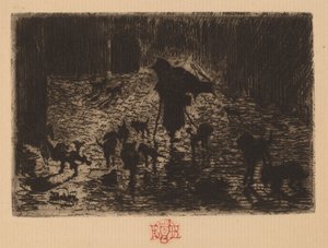 swedish av Felix Hilaire Buhot
