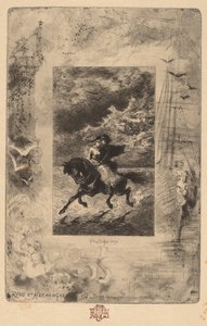 Ryno och Hermangarde Ryno och Hermangarde, 1847-1898. av Felix Hilaire Buhot