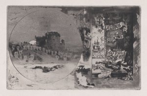 Ugglans slott, 1867-98. av Felix Hilaire Buhot