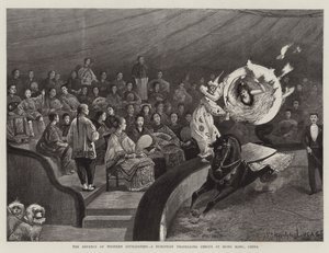 The Advance of the Western Civilization, en europeisk resande cirkus i Hong Kong, Kina