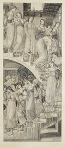 The Golden Stairs, efter Sir Edward Coley Burne-Jones av Felix Jasinski