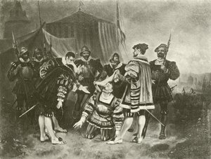 Slutet gott allting gott. Akt IV-Scen III (gravyr) av Felix Octavius Carr Darley