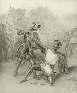 Första delen av Kung Henrik VI. Akt I, scen II (gravyr) av Felix Octavius Carr Darley