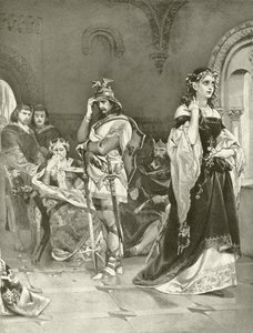 Hamlet. Akt IV, scen V (gravyr) av Felix Octavius Carr Darley
