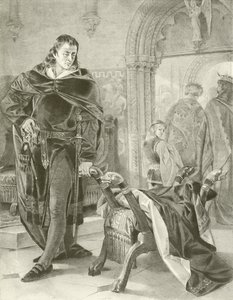 Hamlet. Akt I, scen II (gravyr)