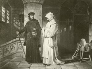 Mått för mått. Akt IV-Scen III (djuptryck) av Felix Octavius Carr Darley